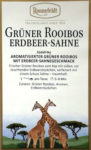 Ronnefeldt Grüner Rooibos Erdbeer-Sahne