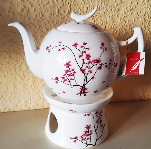 Teekanne mit Stöchen Cherry Blossom