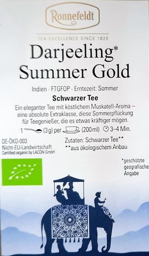 Ronnefeldt - Darjeeling Summer Gold